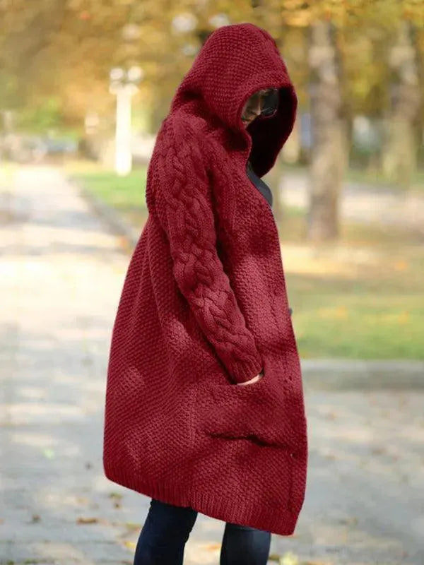 Stilla | Lange Kvinder Strikjakke Pullover