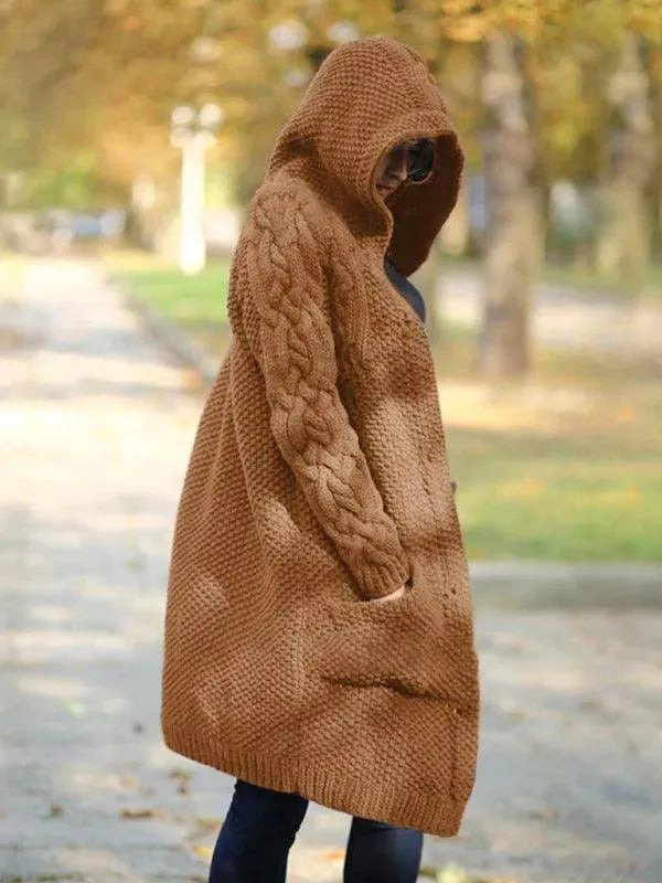 Stilla | Lange Kvinder Strikjakke Pullover