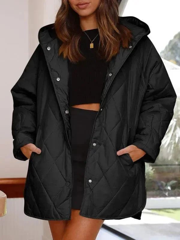 Stilla | Hætte puffer frakke damer