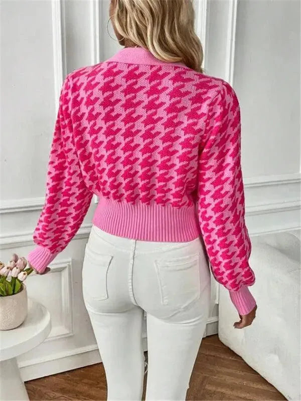 Stilla | Lanterneærme Strikjakke Pullover