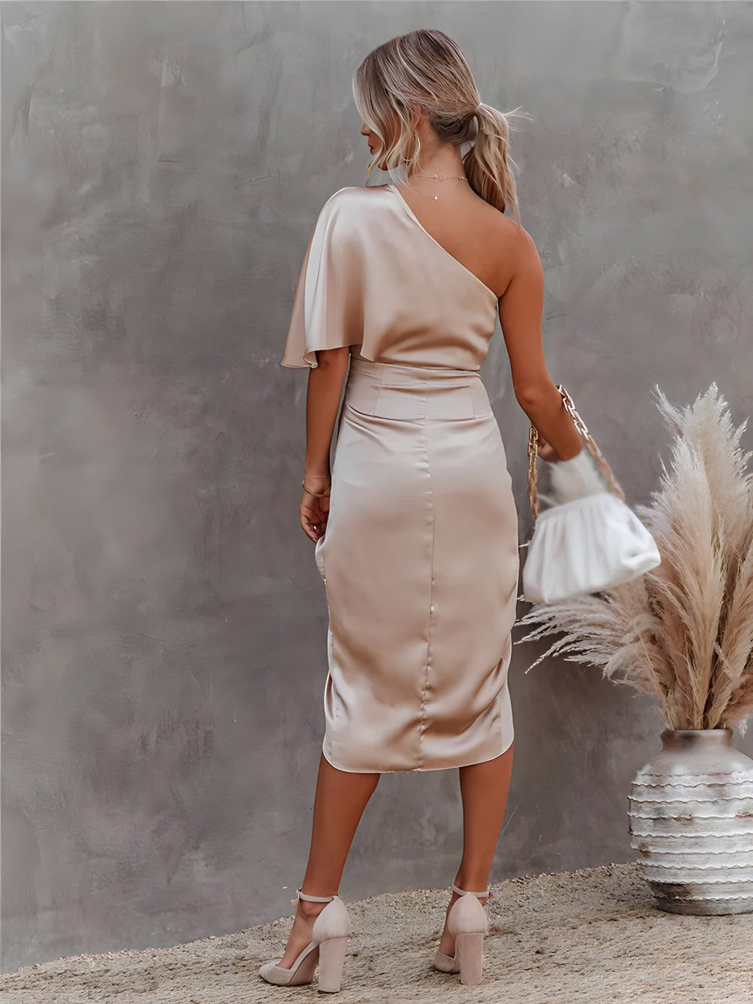 Stilla | Elegant silke aftenkjole