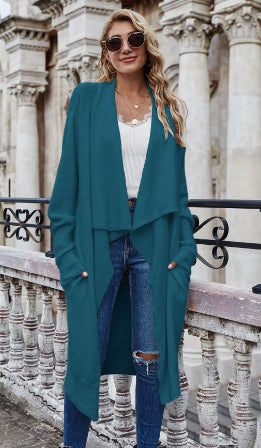 Stilla | Strickjacke Mit Drapierung