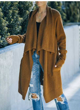 Stilla | Strickjacke Mit Drapierung