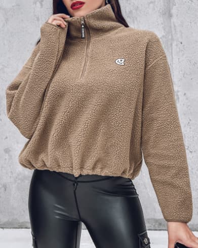 Stilla | Casual Sweater Med Lynlås