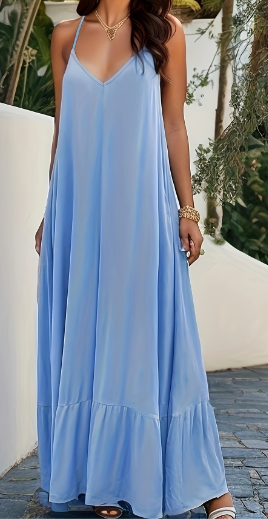 Stilla | Boho kjole Marine