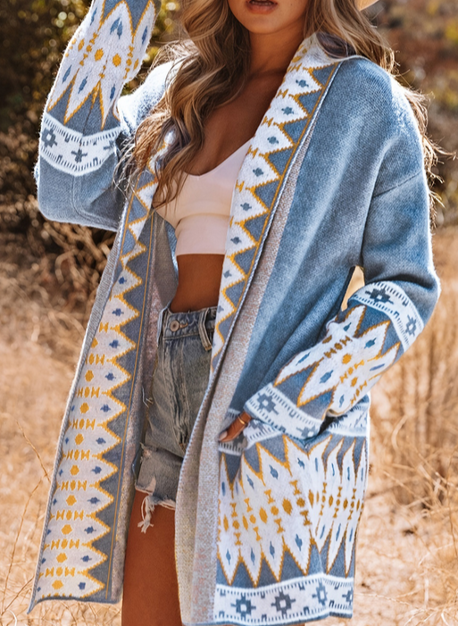 Stilla | Dame Cardigan i Boheme Stil