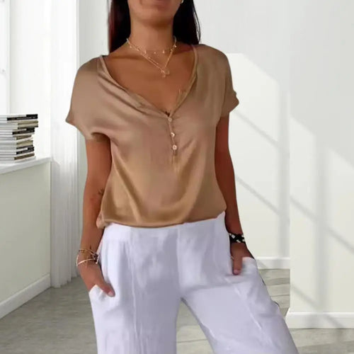 Stilla | Struktureret Langeærmet Dame T-Shirt