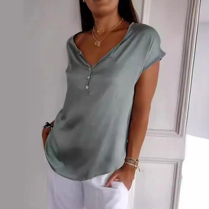 Stilla | Elegant Top Med V Hals