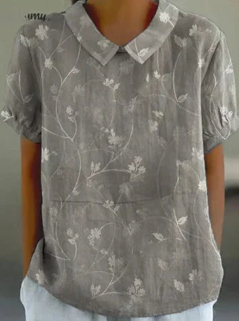Stilla | Elegant Blomst T Shirt