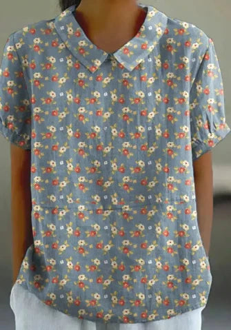 Stilla | Elegant Blomst T Shirt