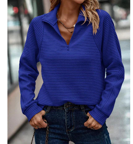 Stilla | Elegant V-udskæring Pullover til Damer