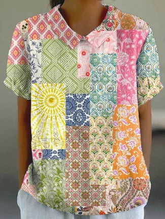 Stilla | Elegant Blomst T Shirt