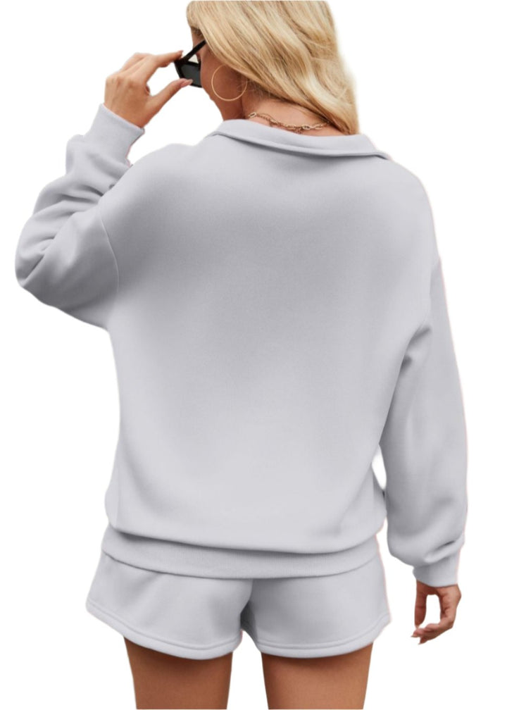 Stilla | Behagelig Hoodie- og Shorts-sæt