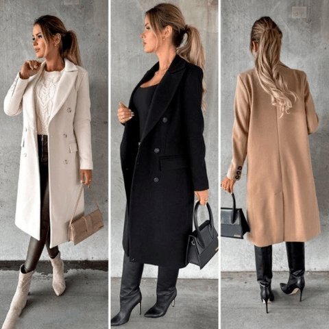 Stilla | Lang Frakke Elegant Moderne Stil Ideel til Efteråret