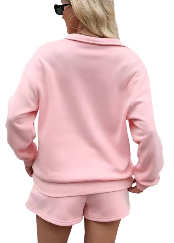 Stilla | Behagelig Hoodie- og Shorts-sæt