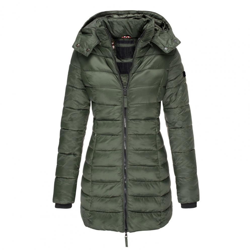 Stilla | Varm Slimfit Vinterjakke med Hætte Dame Vinterjakke Regular Fit Belle Couture Essential Varme