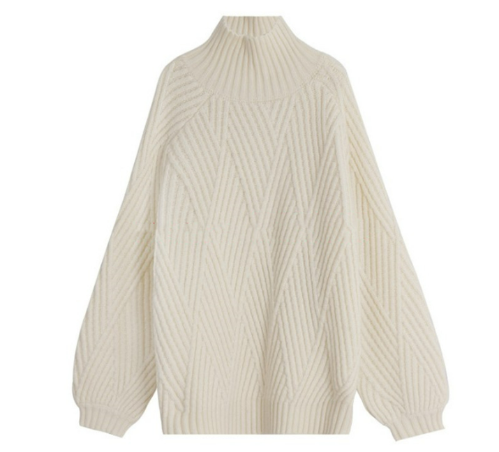 Stilla | Behagelig urban oversized langærmet cashmere rullekravepullover ideel til vinteren