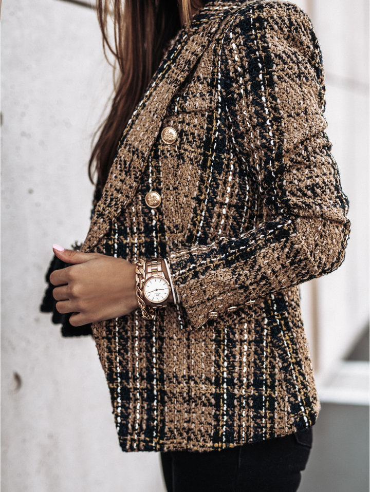 Stilla | Knap Front Frakkeklassisk Longline