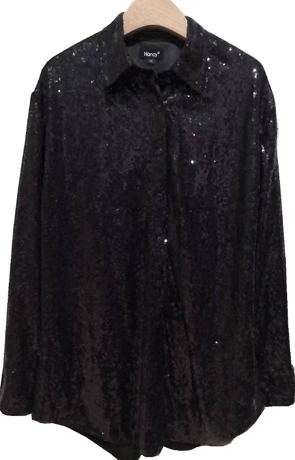 Stilla | Skjorte Oversized Funklende Skjorte