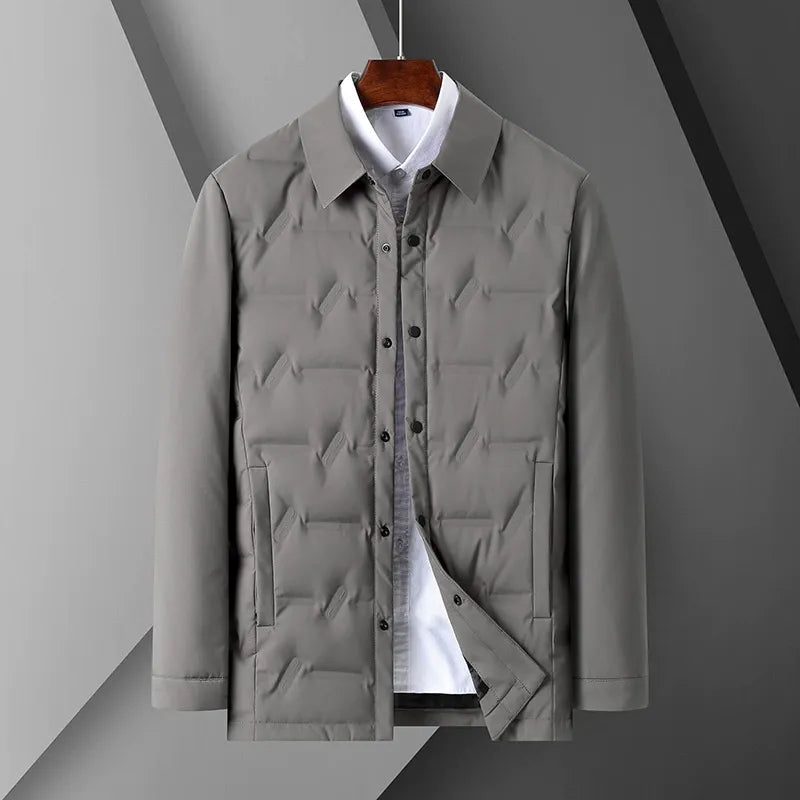 Stilla | Slank Snit Quilt Design Skjortekrave Knaplukning