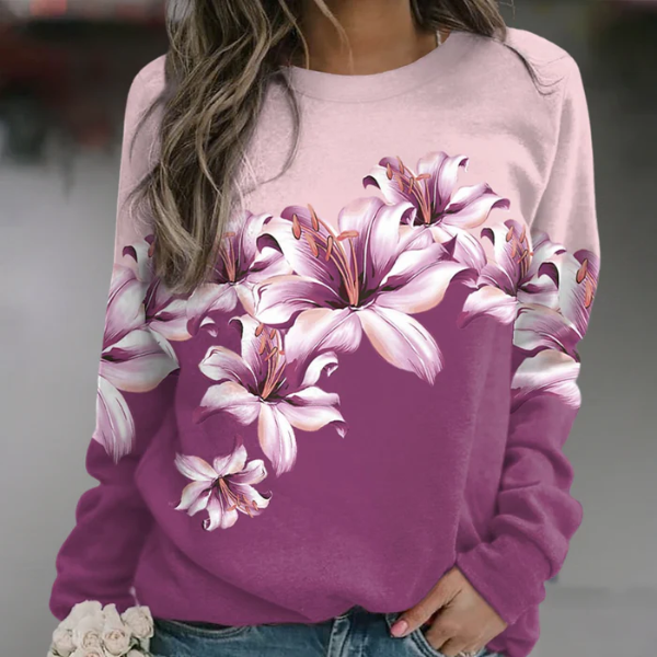 Stilla | Blødt sweatshirt med lange ærmer