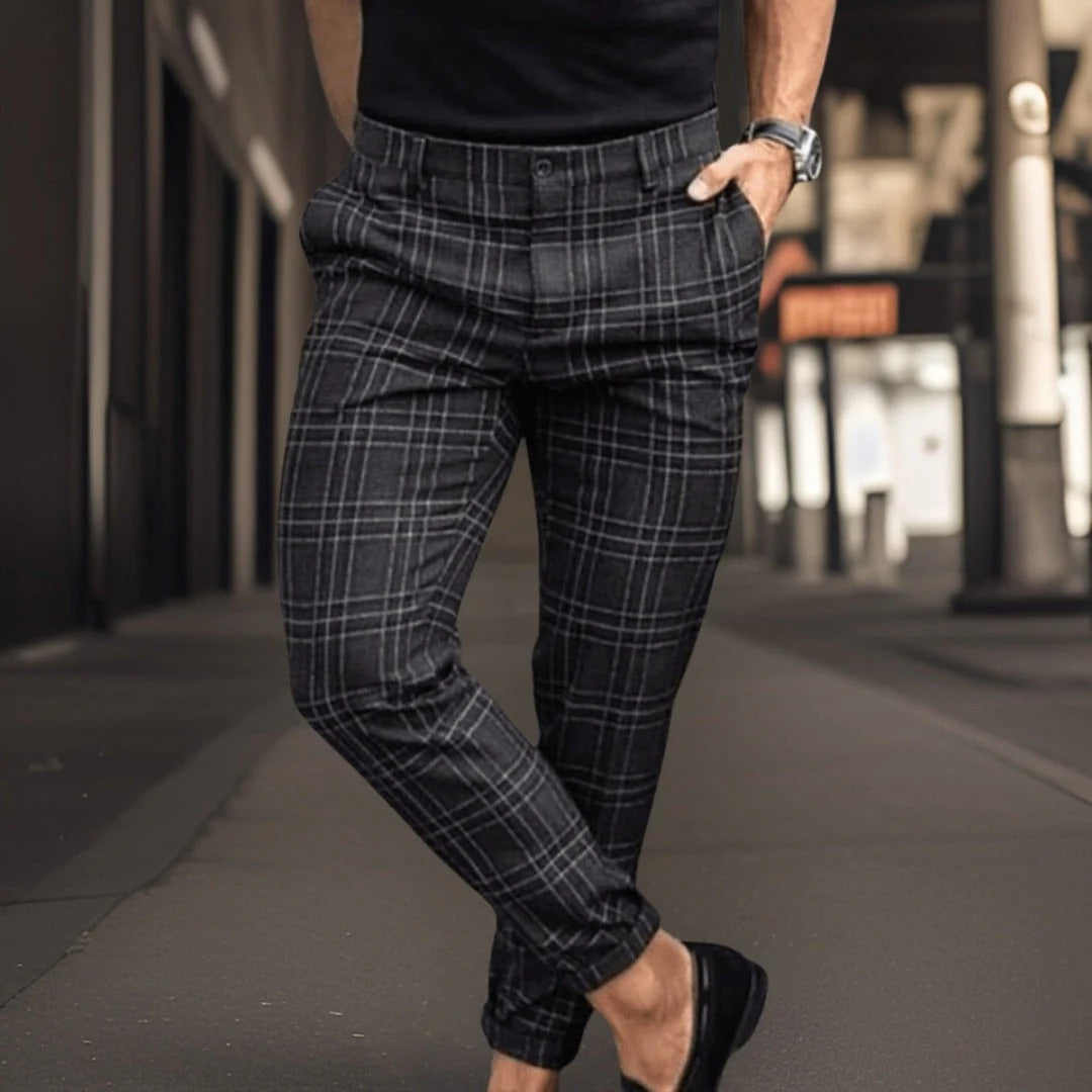 Stilla | Chinos Slim Fit Bomuldsblanding Ternet Fuldt Smart Afslappet