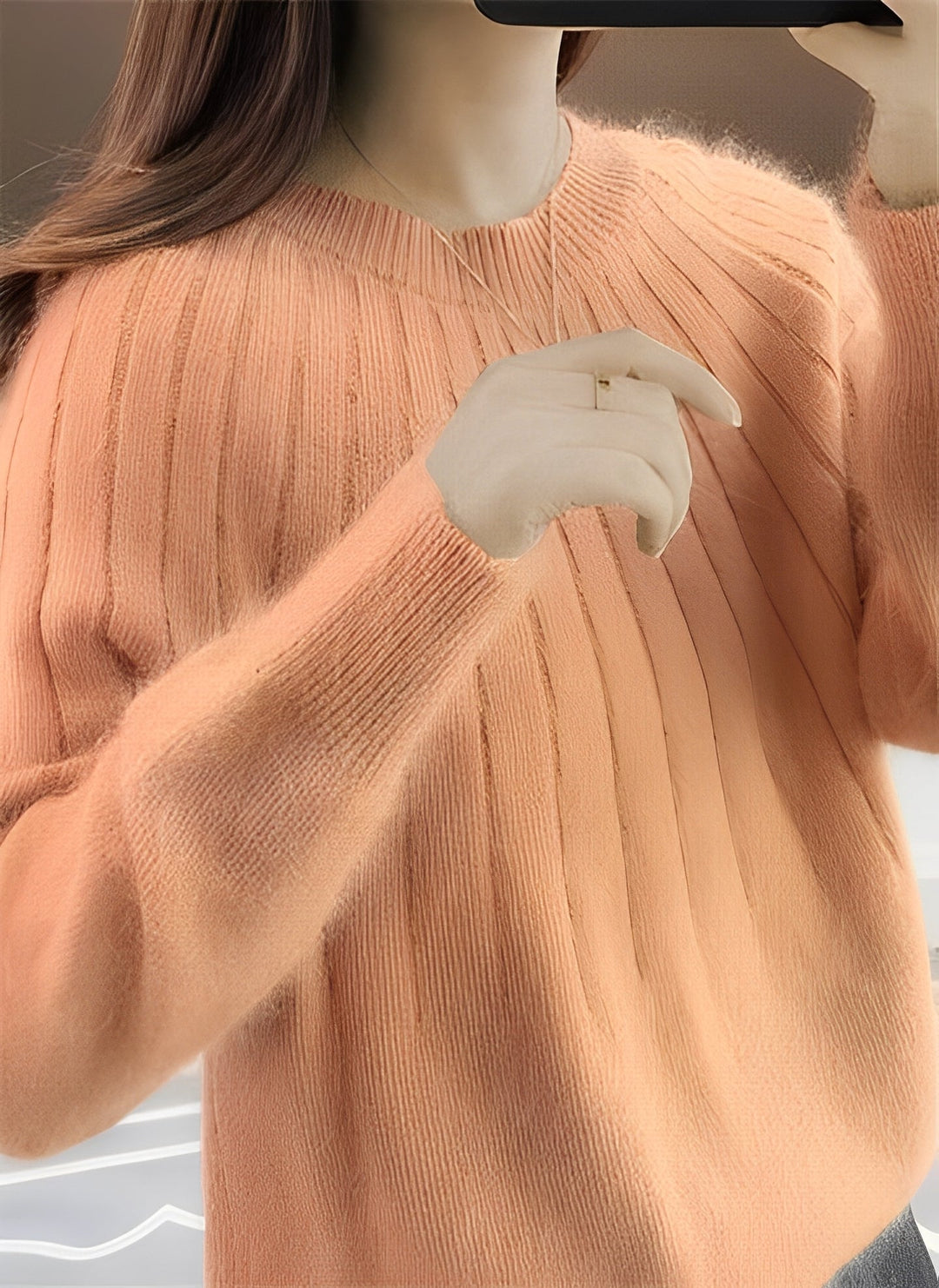 Stilla | Behagelig, Løst Skåret Dames Kaschmir Sweater
