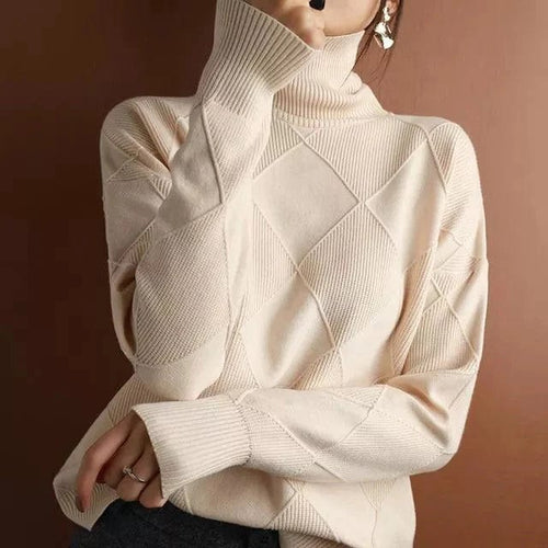Stilla | Rib-Turtleneck-Trøje til Damer