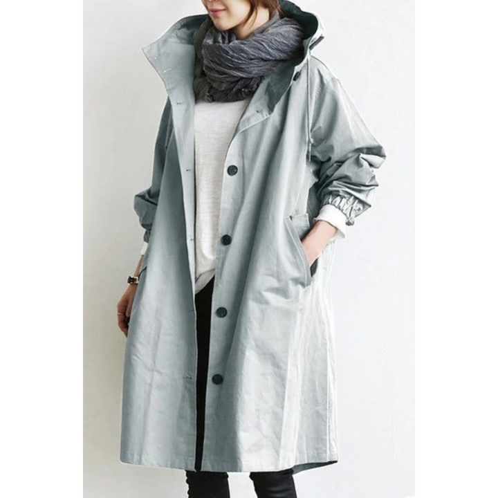 Stilla | Isabelle Lang Kvinders Trenchcoat med Hætte