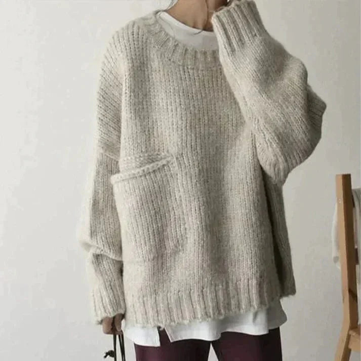 Stilla | Enkel pullover med fint strikkemønster