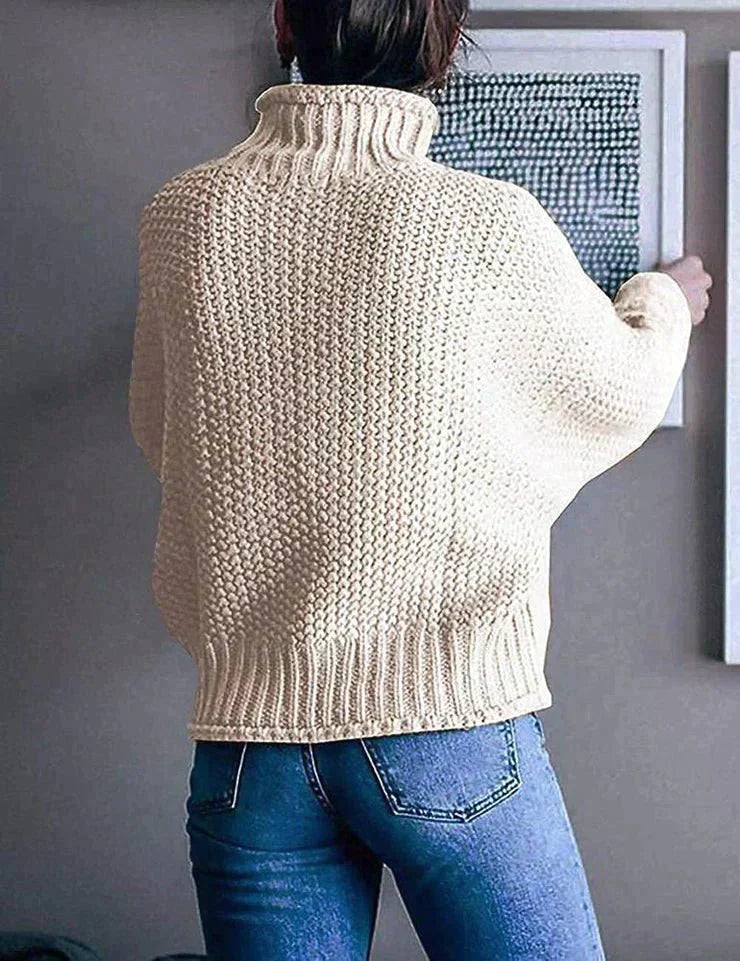 Stilla | Strikkepullover Chunky Rullekrave
