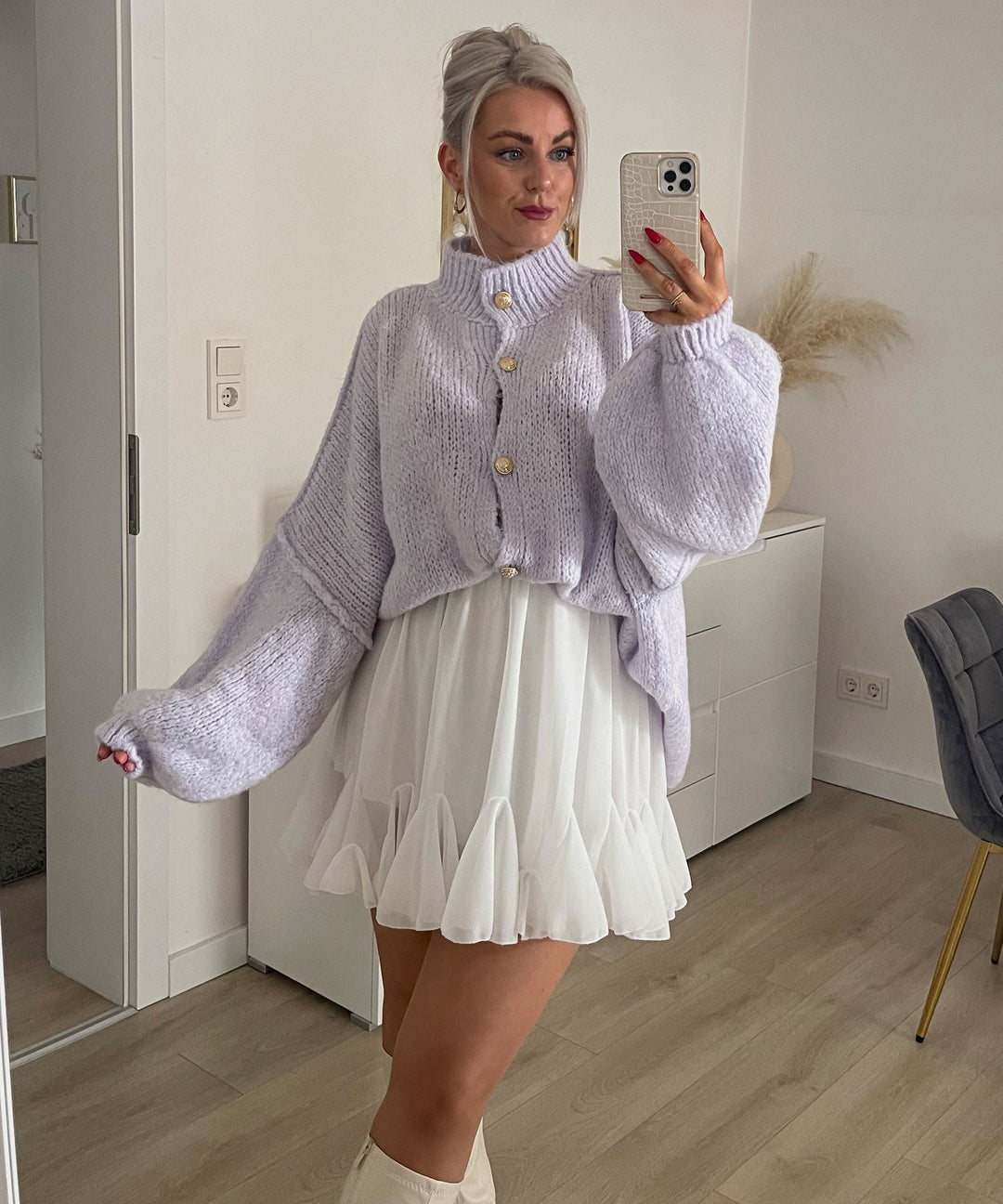 Stilla | Elegant Hvid Nederdel