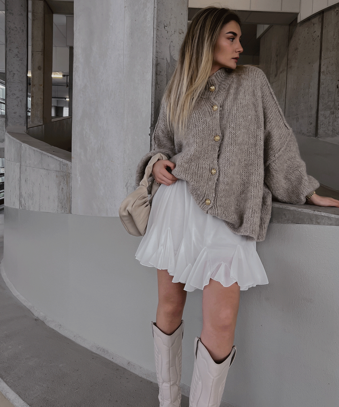 Stilla | Elegant Hvid Nederdel