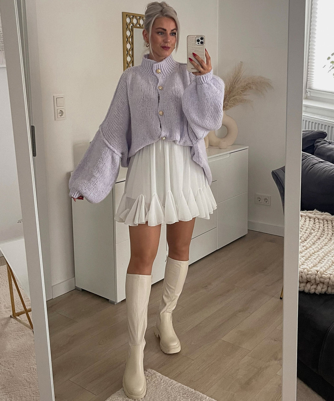 Stilla | Elegant Hvid Nederdel