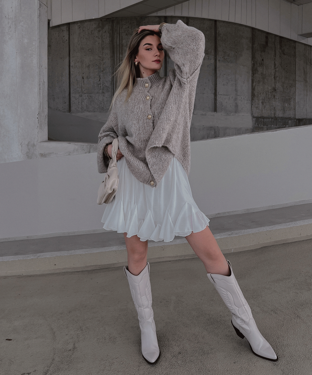 Stilla | Elegant Hvid Nederdel