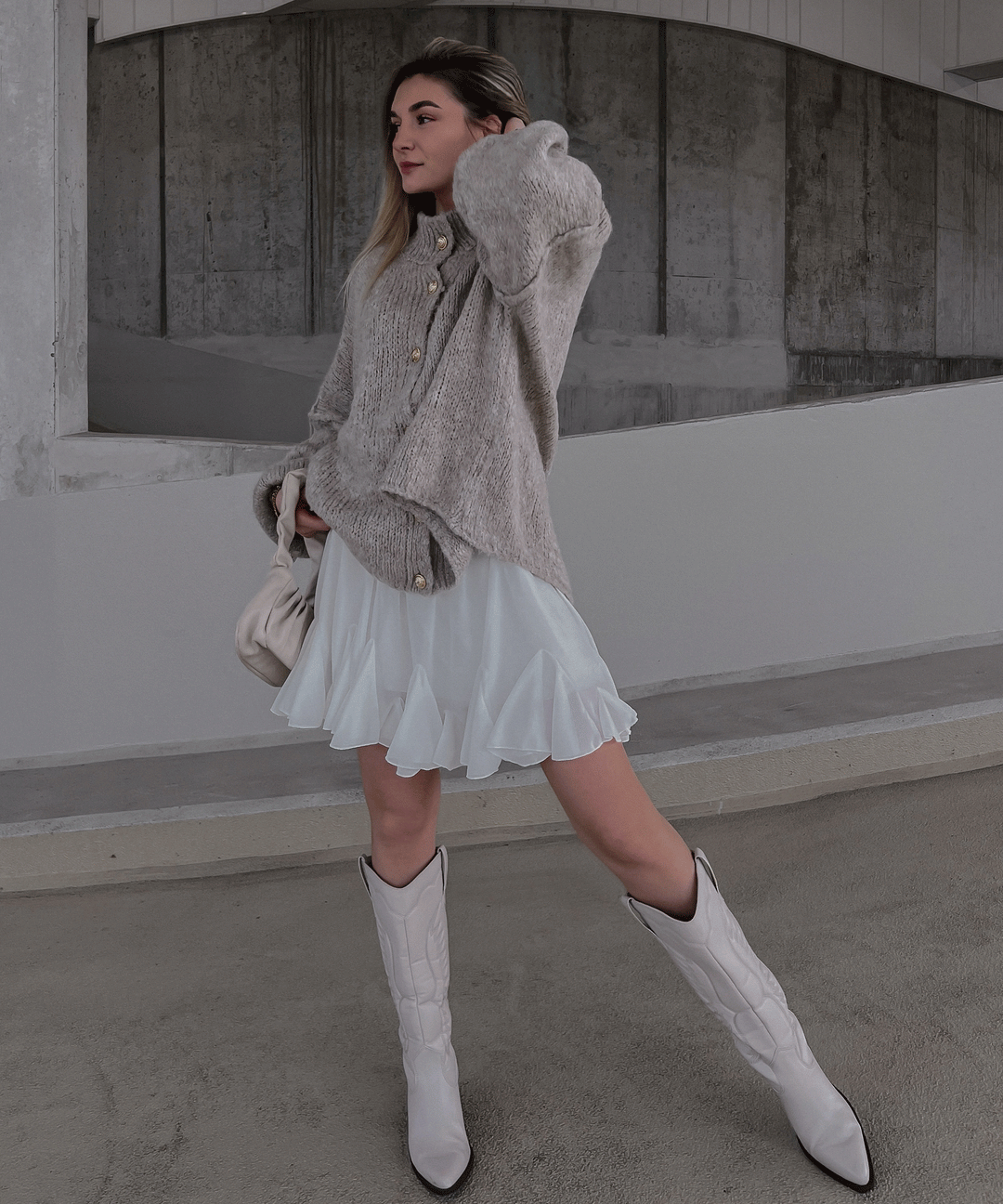 Stilla | Elegant Hvid Nederdel