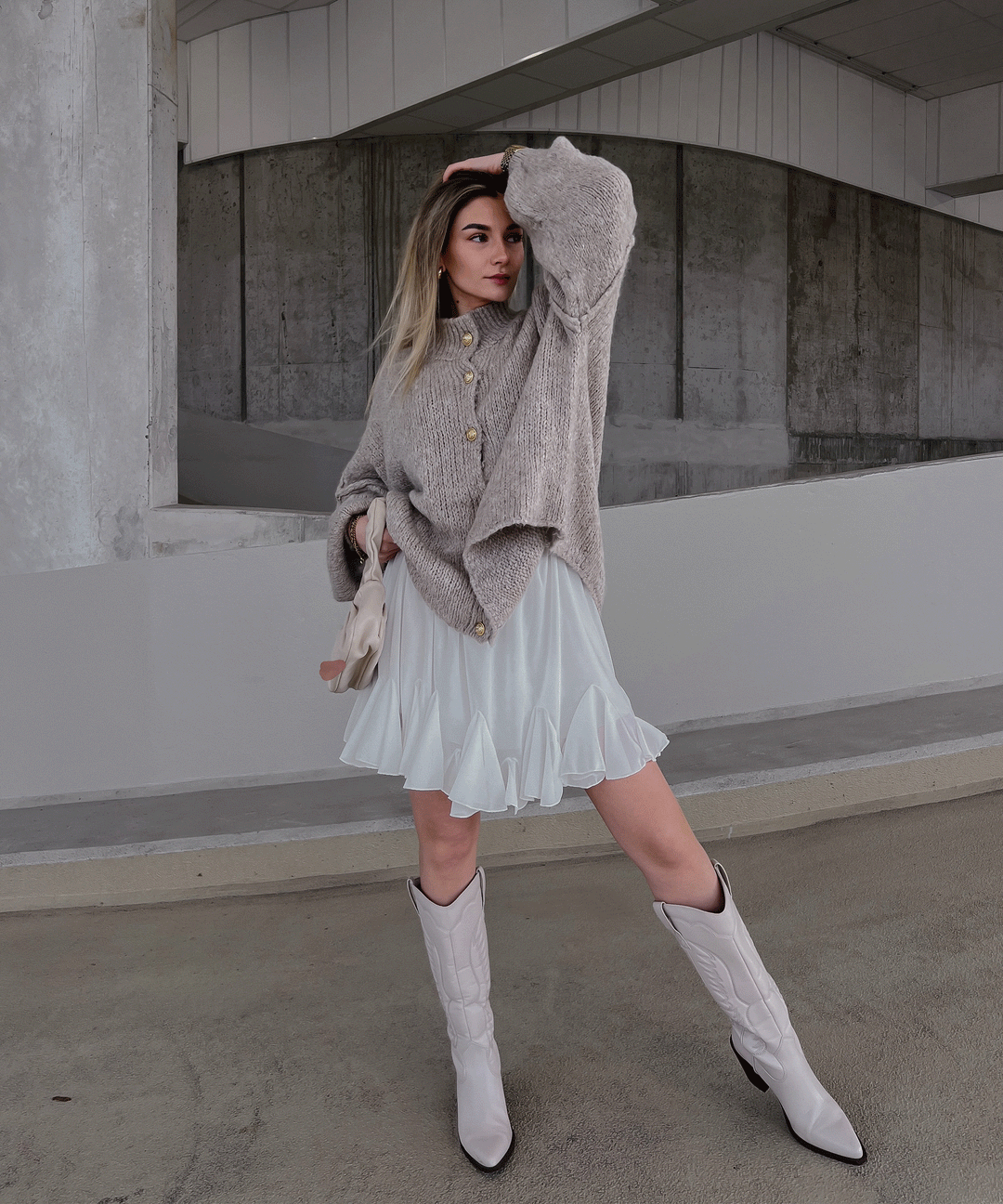 Stilla | Elegant Hvid Nederdel
