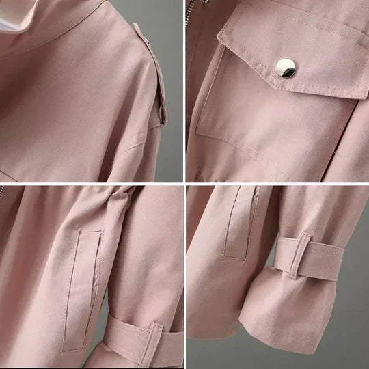 Stilla | Elegant Trenchcoat Med Justerbar Talje
