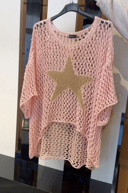 Stilla |Elegant strikpullover med stjerne