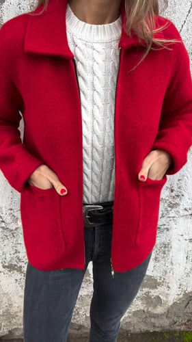 Stilla | Elegant uldstrikjakke