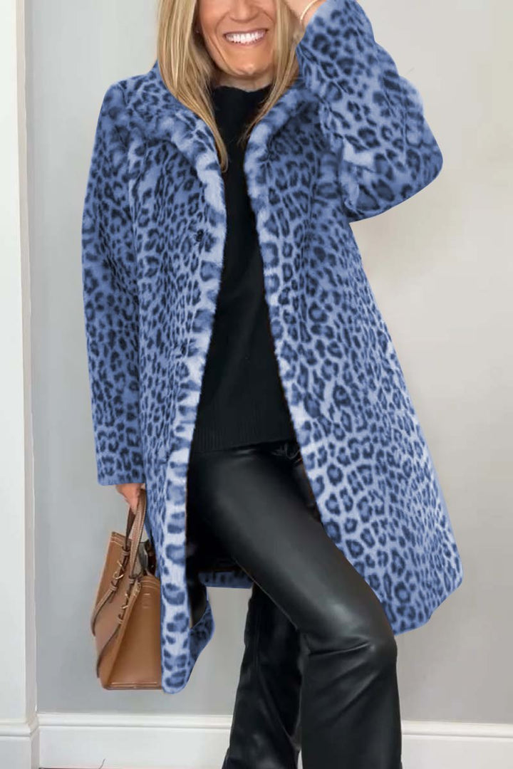 Stilla | Modisch Leopardfrakke