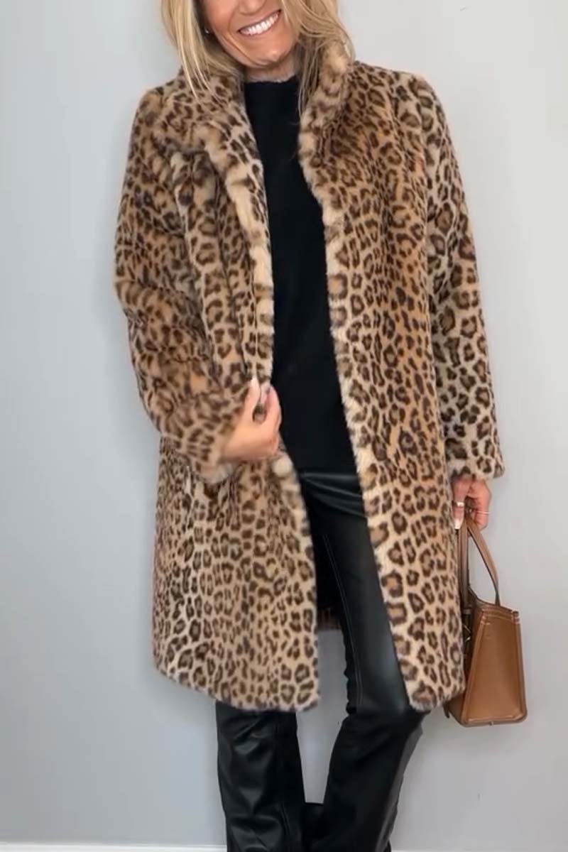 Stilla | Lækker og raffineret leopardfrakke
