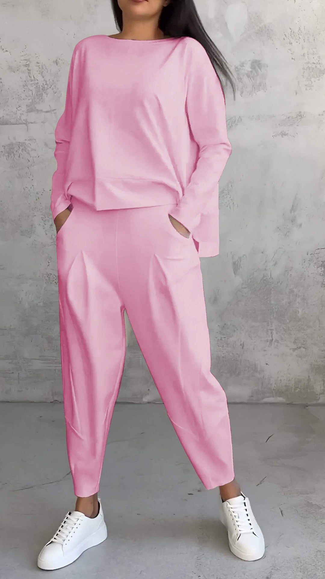 Stilla | Sæt med Rundhalet Udsnit og Spandex