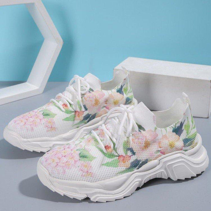 Stilla | Blomster mønster Sneakers Dame