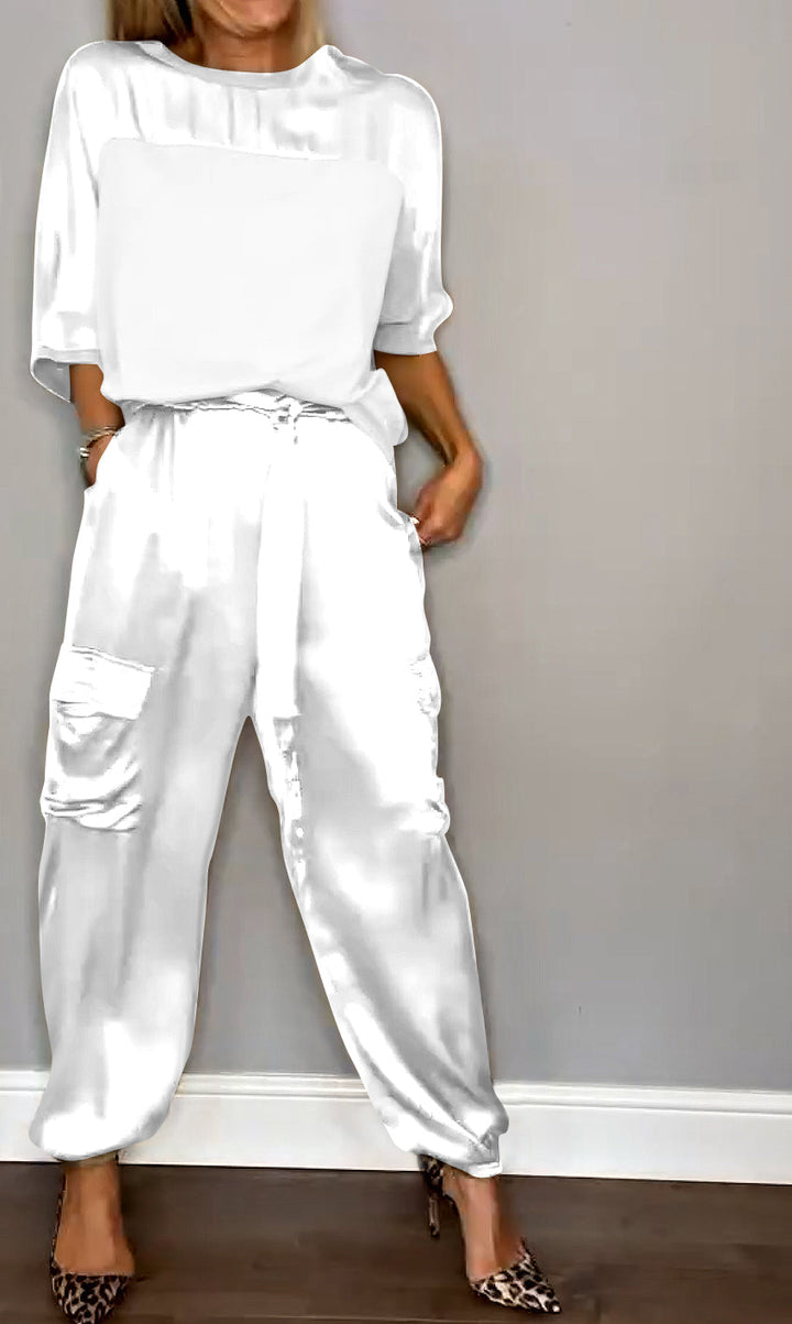 Stilla | Elegante Satin Sæt til Damer