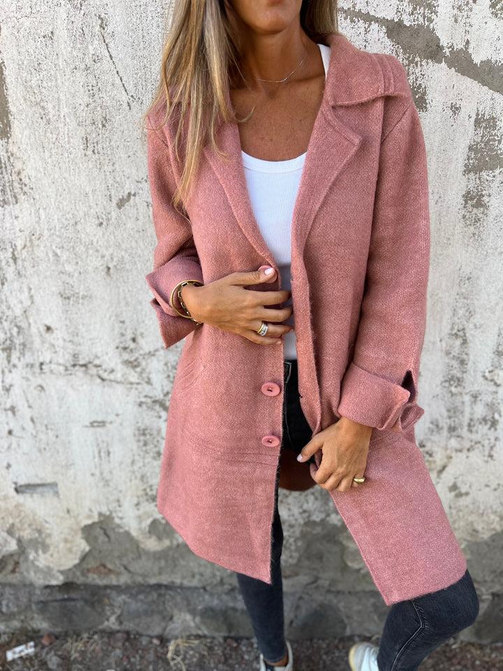 Stilla | Lang Casual Frakke Med Slå