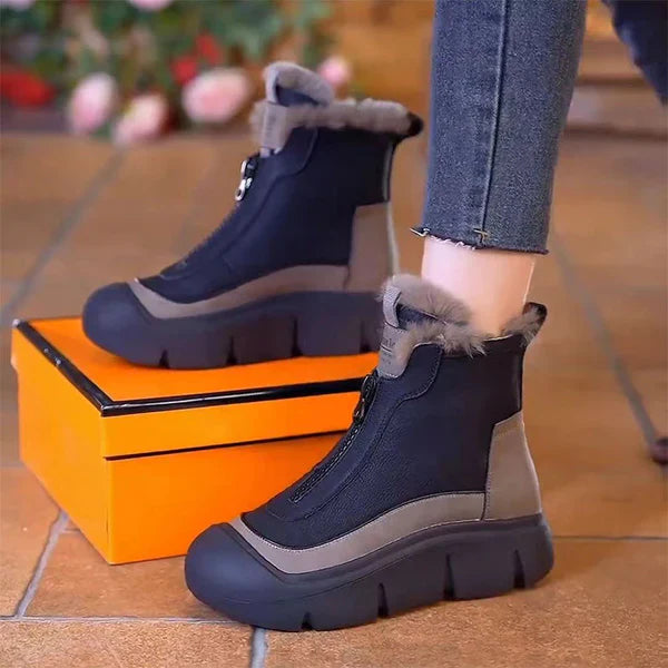 Stilla | Dame Vandtætte Varme Lynlås Sneboots