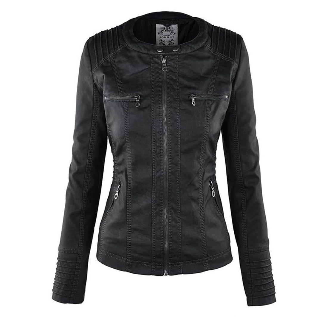 Stilla | Dame Hætte Slim Fit Bikerjakke