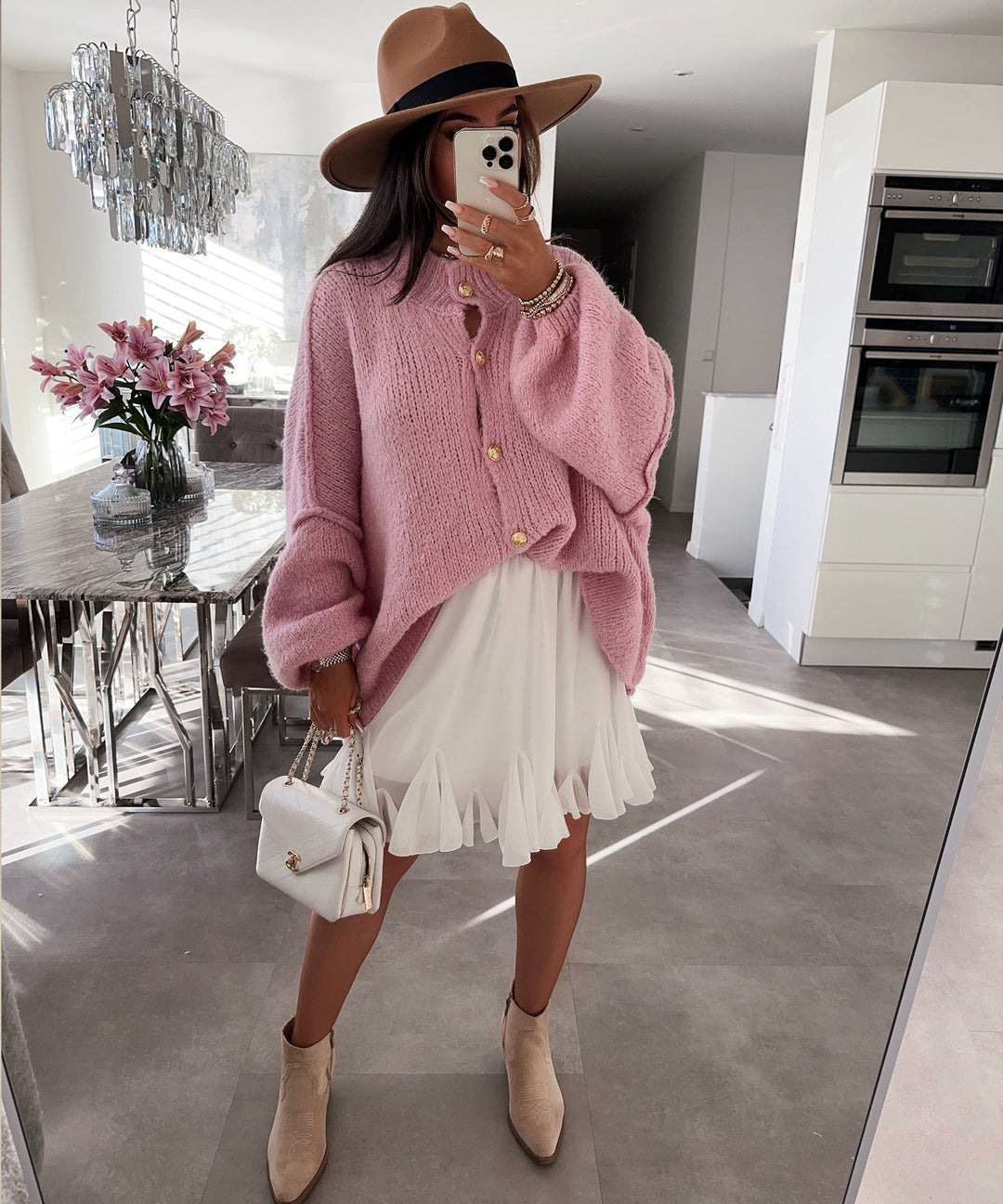Stilla | Elegant Hvid Nederdel