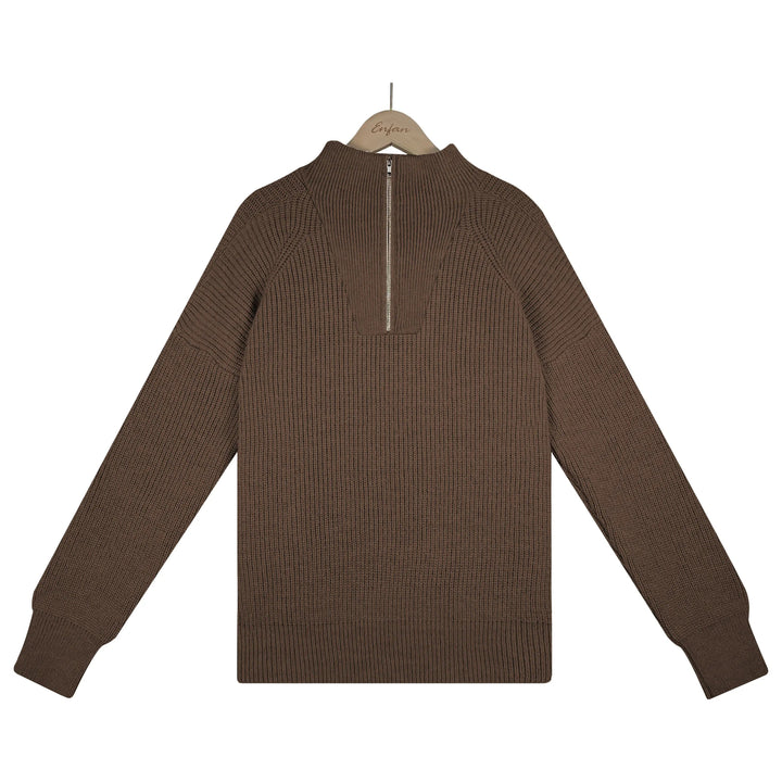 Stilla | Strik-Half-Zip-Trøje